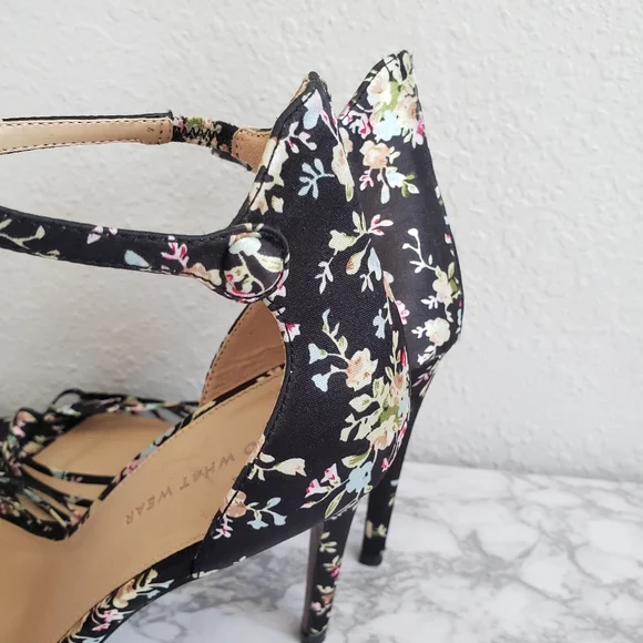 Who what wear floral strappy heels - Picture 3 of 5
